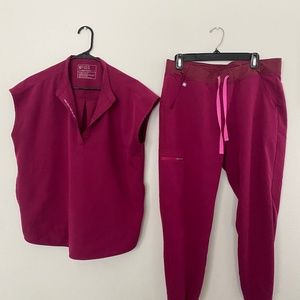 Dark Magenta figs set